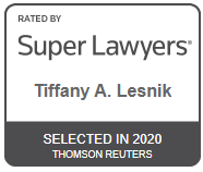 Rated By Super Lawyers | Tiffany A. Lesnik | Selected in 2020 | Thomson Reuters